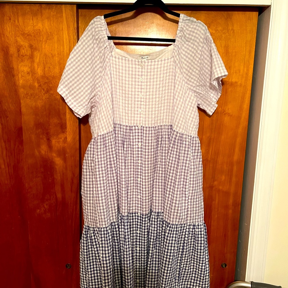 NWT Madewell Gingham Dress